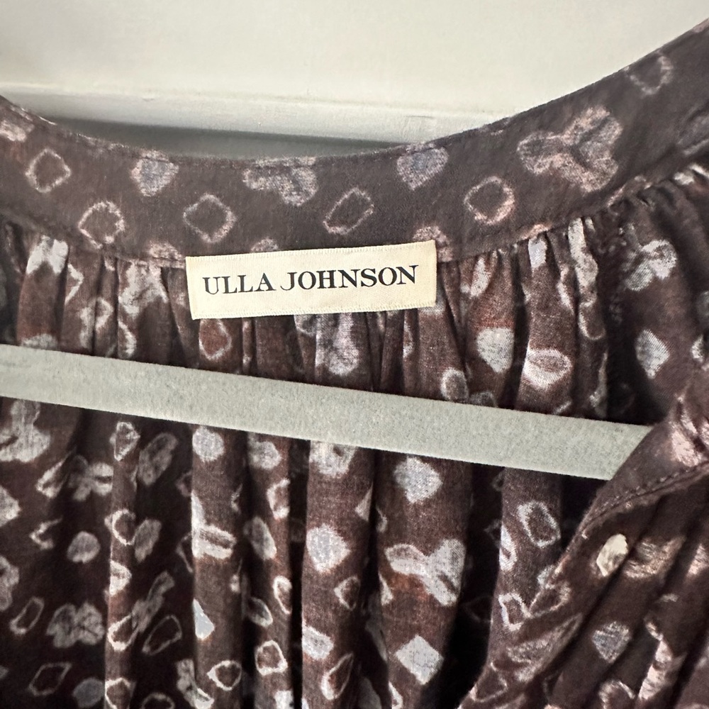 Ulla Johnson Brown and Pink Patterned Dress - Picture 4 of 6